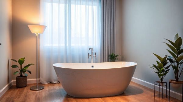 Les avantages d’une baignoire îlot design pour votre bien-être