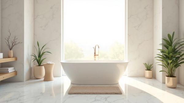 Optimiser votre confort avec une baignoire îlot design